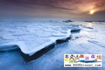 冰封渤海，極地景觀-自駕拍攝北戴河冰海